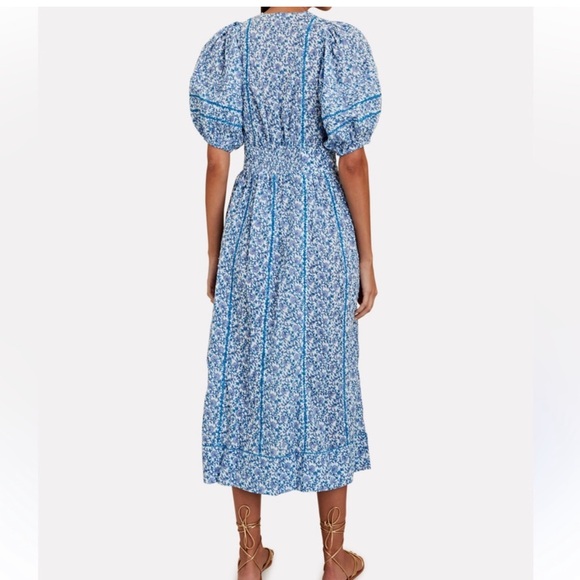 Poupette St. Barth’s Blue Floral Dress - Picture 4 of 10